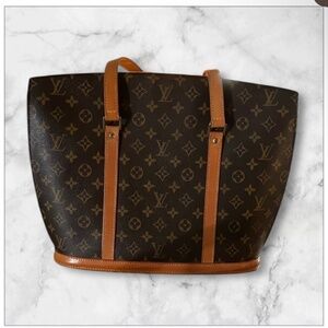 Authentic Louis Vuitton Babylone Shoulder Tote Handbag